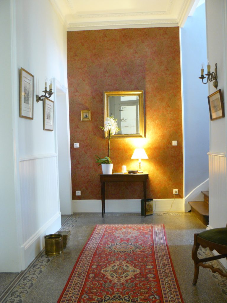 Le vestibule d'entrée de la Maison de Saumur